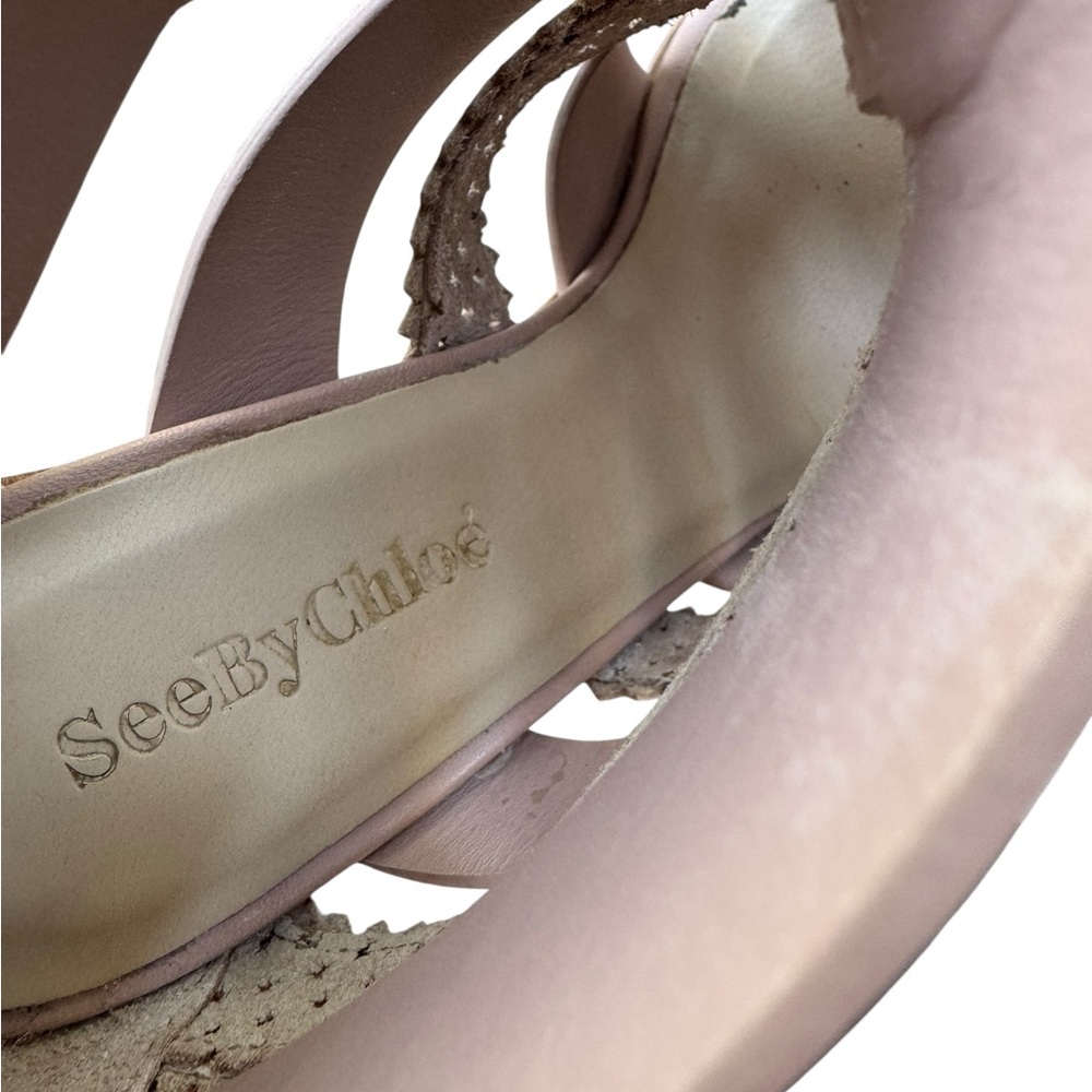 See by Chloe perforated leather strappy sandals. GUC size
37.5 - Picture 10 of 12